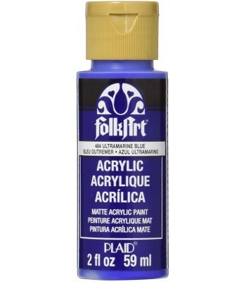 Plaid FolkArt Acrylic Paint - Ultrmarine 2oz